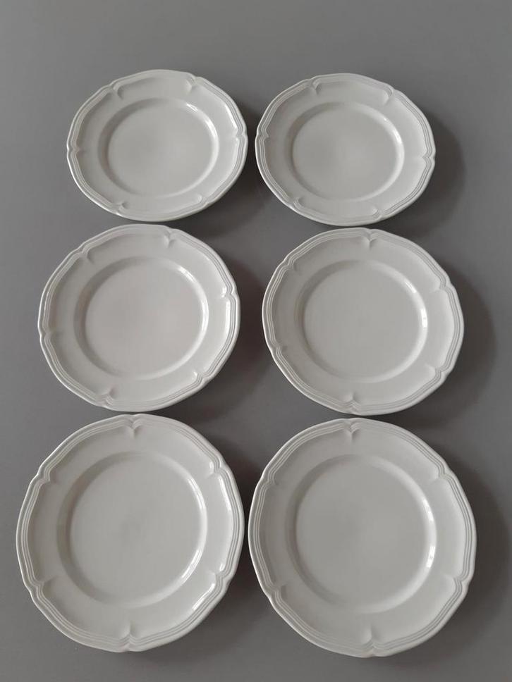 6 Ontbijtborden Villeroy en Boch Manoir Nieuw, Huis en Inrichting, Keuken | Servies, Nieuw, Bord(en), Overige stijlen, Porselein