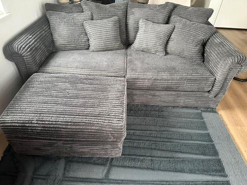 Rofra Sacremento Antraciet Bank, Huis en Inrichting, Banken | Sofa's en Chaises Longues, Zo goed als nieuw, Stof, Ophalen
