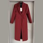 Zara donkerrode mantel / lange jas - maat S, Zara, Nieuw, Ophalen of Verzenden, Maat 36 (S)