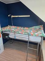 Stevige aluminium hoogslaper 90x200, Ophalen, Gebruikt, Hoogslaper