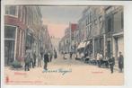 Alkmaar, Langestraat [6], Ophalen of Verzenden, Voor 1920, Gelopen, Noord-Holland