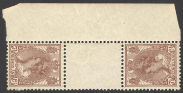 Nederland NVPH nr 61c ongebruikt Tete-beche brugpaar 1924 beschikbaar voor biedingen