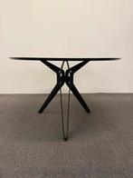 Ronde eettafel HPL steen print 120cm, Rond, Ophalen of Verzenden, Zo goed als nieuw, Info@betaalbaar-design.nl