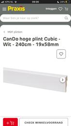 Cando Plinten hoog, Doe-het-zelf en Verbouw, Plinten en Afwerking, Ophalen, Nieuw, Mdf, 200 tot 250 cm