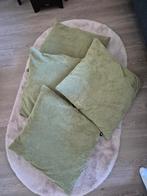 Grote sierkussens * set van 4 * 60x60 cm * groen, Huis en Inrichting, Ophalen of Verzenden, Zo goed als nieuw, Groen, Vierkant