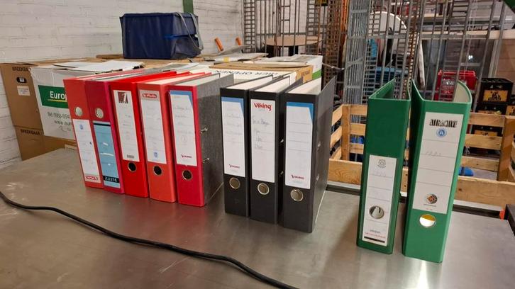 Partij Gebruikte Ordners - Diverse Kleuren, Diversen, Bureau-accessoires, Gebruikt, Ophalen of Verzenden