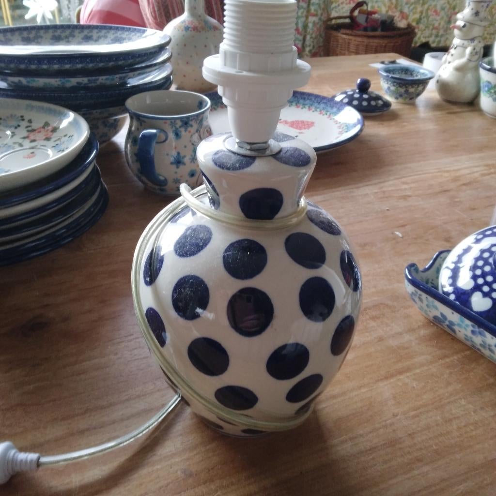 Bunzlau lamp, Keramiek, Overige typen, Nieuw, Ophalen of Verzenden