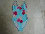 HUNKERMULLER blauw beugel badpak - maat 38 - D cup, Kleding | Dames, Badmode en Zwemkleding, Badpak, Zo goed als nieuw, Hunkermuller