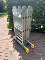 Vouwladder 4 x 3 treden, Ophalen, Gebruikt, Ladder, Opvouwbaar of Inschuifbaar