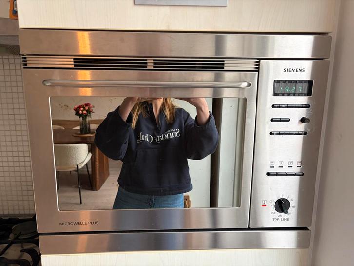Siemens Combimagnetron - Gebruikt, Witgoed en Apparatuur, Magnetrons, Gebruikt, Inbouw, Combimagnetron, Grill, Draaiplateau, Ophalen