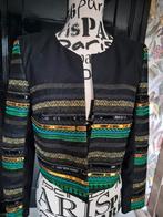 Zwart jasje met details - H&M maat 38, Maat 38/40 (M), H&M, Zwart, Ophalen of Verzenden