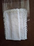 Zakdoekje omgehaakt, Ophalen