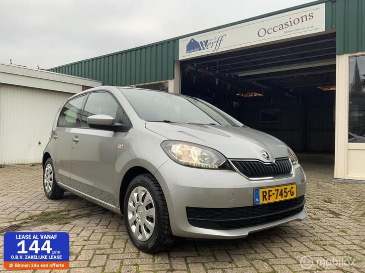 Skoda Citigo 1.0 Greentech Ambition, CruiseBoordcomp.,Elektr, Auto's, Skoda, Bedrijf, Te koop, Citigo, ABS, Airbags, Airconditioning
