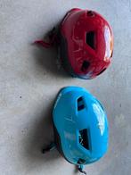 Decatlon BTWIN helm - maat S - blauw en rood, Jongen of Meisje, Zo goed als nieuw, Btwin, Ophalen