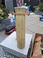 Decoratieve Vaas met Houten Accent, Ophalen, Overige kleuren, 50 tot 75 cm, Aardewerk of Porselein