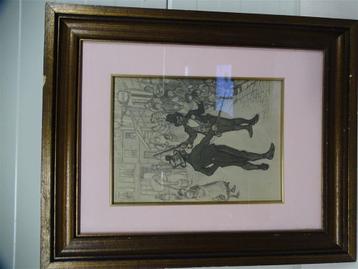 A6781. Litho \"Straattypes\" Théophile-Alexandre Steinlen beschikbaar voor biedingen