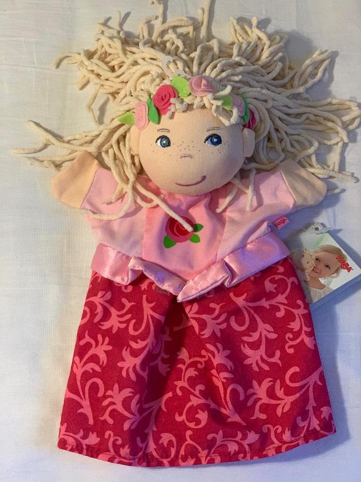 Handpop pop van HABA prinses NIEUW ! incl prijskaartje, Diversen, Sinterklaas, Nieuw, Ophalen of Verzenden