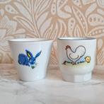 Jaren 60/ 70 Kinderservies eierdopjes, Antiek en Kunst, Ophalen of Verzenden