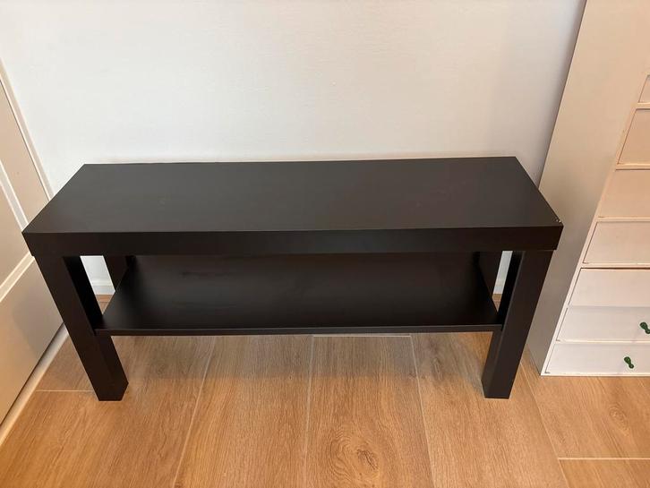 IKEA Lack Zwart Tafeltje - Gebruikt, Huis en Inrichting, Tafels | Sidetables, Gebruikt, 25 tot 50 cm, 50 tot 100 cm, Rechthoekig