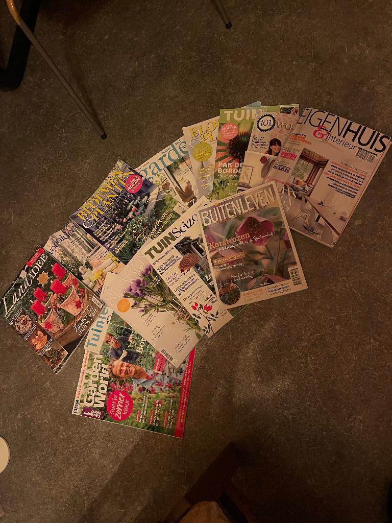 Tijdschriften diverse 13 stuks, Ophalen, Gelezen, Overige typen