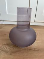 Lila vaas, Gebruikt, Overige kleuren, Ophalen of Verzenden, Glas