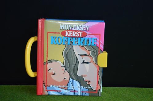 kerst kinderbijbel: Mijn eigen Kerst koffertje, 25 bijbelver, Diversen, Kerst, Gebruikt, Ophalen of Verzenden