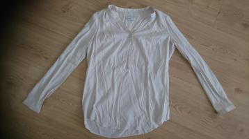 Shirtje topje top shirt blouse blousje Esprit maat 38 creme beschikbaar voor biedingen