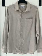 Calvin Klein ecru overhemd XL, Kleding | Heren, Ophalen of Verzenden, Zo goed als nieuw, Beige, Halswijdte 43/44 (XL)