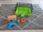 Hamsterkooi met toebehoren, Minder dan 60 cm, Kooi, Gebruikt, Minder dan 75 cm