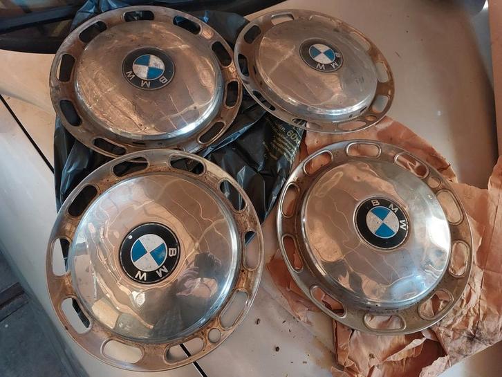 BMW Chrome Wieldeksels - Set van 4, Auto diversen, Wieldoppen, Gebruikt, Ophalen of Verzenden