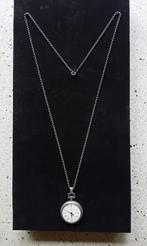 Hangend horloge, zilver, Ophalen, Zo goed als nieuw, Bloem of Plant, Zilver