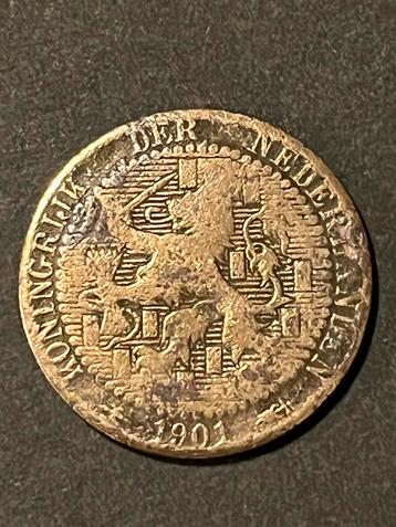 1 cent Wilhelmina uit 1901 beschikbaar voor biedingen
