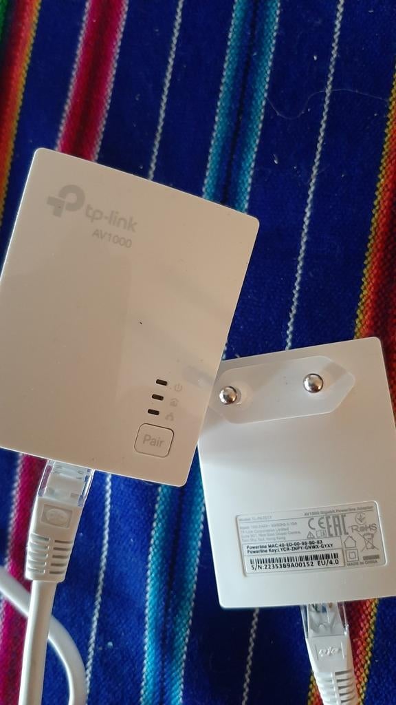 TP-Link AV1000 Powerline Adapter, Ophalen of Verzenden, Gebruikt, TP-Link