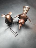 Metalen Muis & Vogel Decoratie, Ophalen of Verzenden, Zo goed als nieuw, Dier