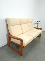 Deens teakhouten 3 zits bank Holstebro Mobelfabrik, Hout, Gebruikt, Driepersoons, 75 tot 100 cm