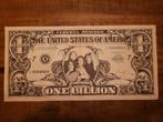 Alice Cooper one billion Dollar note, Verzamelen, Ophalen of Verzenden, Zo goed als nieuw, Poster, Artwork of Schilderij