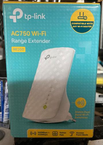 TP-Link RE200 AC750 WiFi Range Extender beschikbaar voor biedingen
