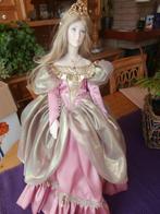 Pop cinderella prinses roze franklin heirloom dolls porselei, Ophalen of Verzenden, Zo goed als nieuw, Overige typen