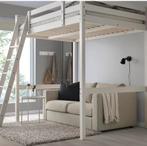 Twee persoons hoogslaper Stora Ikea, Huis en Inrichting, Slaapkamer | Stapelbedden en Hoogslapers, Hoogslaper, 140 cm, Zo goed als nieuw
