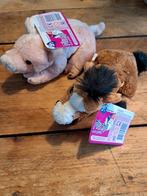 Pluchen varken en paard met geluid(AH), Ophalen of Verzenden, Zo goed als nieuw