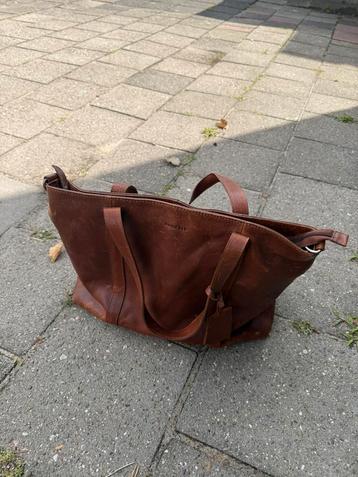 ZGAN Lederen (Luier)tas van Burkely beschikbaar voor biedingen