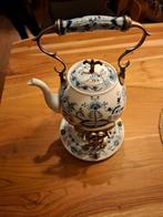 Antieke theepot / chocolade kan met warmhouder Meissen, Antiek en Kunst, Antiek | Keramiek en Aardewerk, Ophalen of Verzenden