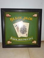 Authentiek houten pubbord Black jack, Antiek en Kunst, Curiosa en Brocante, Ophalen of Verzenden
