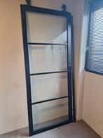 Cando schuifdeur, zwart, Ophalen, 80 tot 100 cm, Binnendeur, Zo goed als nieuw