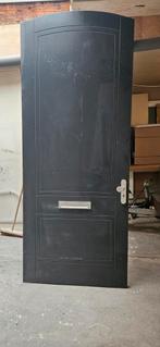 Zgan grote voordeur met toog, Ophalen, 80 tot 100 cm, 200 tot 215 cm, Buitendeur