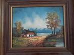 Olieverf schilderij Vlemmix, Ophalen of Verzenden