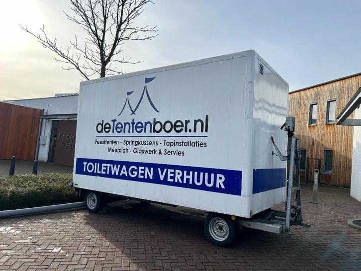 Toiletwagen - wc wagen te koop schamelwagen, Hobby en Vrije tijd, Feestartikelen | Verhuur, Zo goed als nieuw, Overige, Ophalen
