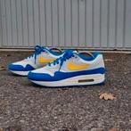 Nike Air Max 1 / 87 Signal Blue, Blauw, Zo goed als nieuw, Nike, Sportschoenen