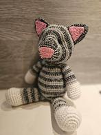 Gehaakte Poes Knuffel - Handgemaakt, Ophalen of Verzenden, Nieuw, Kraamcadeau