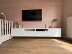 Zwevend tv meubel Ikea BESTÅ wit, Huis en Inrichting, Ophalen, Zo goed als nieuw, 200 cm of meer, Minder dan 100 cm